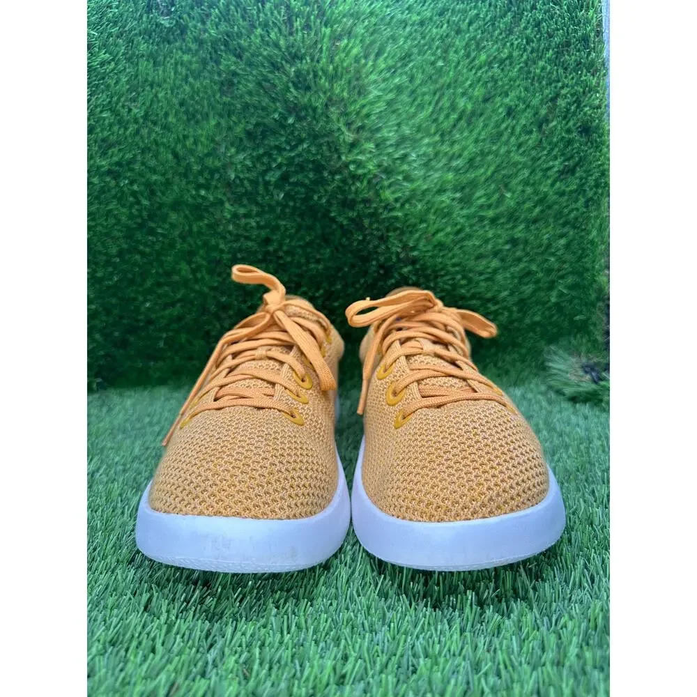 Allbirds Tree Pipers AB004CM110 Casual Sneaker Men's 10 Yellow Knitted Walking